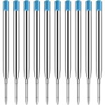 10 pi�ces recharges de stylo a bille recharge stylo bille recharges pour stylo longueur 99mm pointe moyenne ...