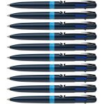 10 stylos bille 4 couleurs - pointe moyenne - take 4 - schneider