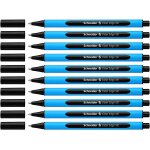 10 stylos a bille slider edge xb - noir - schneider