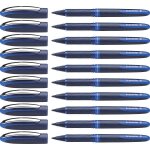 10 stylos roller - bleu - 0, 6mm - one business - schneider