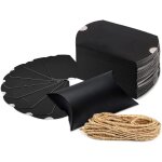 100 botes vintage d'oreiller papier kraft, bote de faveur de mariage botes cadeaux sacs cadeaux en ...