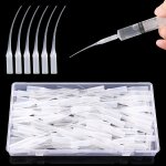 100 pi�ces 0. 7mm plastique micro - pointes colle, embout de bouteilles de colle, micro - pointes de ...