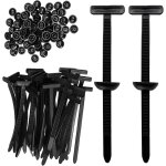 100 pices boucle de collier de serrage universelle, attache - cble en nylon autoverrouillante robuste, ...