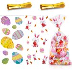 100 pices sacs a biscuits de pques sacs de bonbon friandises en cellophane pques sachets de cadeaux ...