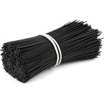 1000 pices fil enduit en plastique attache de torsion flexibles serre cbles plastique pour fixation ...