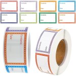 1000 pi�ces�tiquettes autocollantes 2 rouleaux d�tachables autocollantes cuisine etiquettes de cong�lation ...