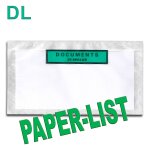 10000 pochettes  documents ci - inclus  paper - list  dl