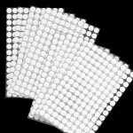 1008 pcs scratch autocollant rond, 504 paires 10mm pastille scratch autocollant crochets et boucles, ...