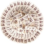 100pcs horizontal 1. 5x4. 3cm etiquettes en tissu etiquettes vtements fait main etiquettes en textile ...