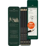 115220 pitt crayons graphite monochrome, bote de 11 crayons grades hb a 14b, ultra mat, minime rflexion, ...