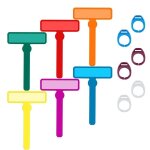 12 bandes de lecture guid�e color�es, mise au point du doigt, surligneur, outils de dyslexie, bande de ...