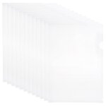 12 chemises transparentes pour documents a4 - r�sistantes, r�sistantes a l'humidit�, transparentes, l�g�res, ...
