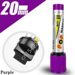 12 couleurs ensemble de marqueurs huileux a tte large stylo pinceau a dessin graffiti croquis manga ...