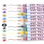 12 couleurs stylo a ongles color� bricolage a la main ongles fleur aiguille stylo crochet stylo carte ...