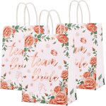 12 pcs equipe marie sacs team bride sacs de fte evjf accessoire or rose floral equipe marie cadeau ...