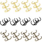 12 pices anneaux de reliure, mtal diamtre intrieur anneaux agenda 15mm, anneau de reliure 3 anneaux, ...