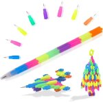 12 pi�ces crayon papier pour enfants(porte - stylo l�ger), stylo rigolo pour cadeau anniversaire enfants ...