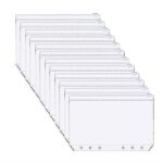12 pochettes de classement budg�taires ¿ organiseurs transparents en pvc pour re�us, cartes, esp�ces, ...