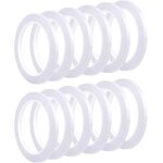 12 rouleaux de ruban adh��sif double face pour la couture, l'artisanat, le travail manuel, 6 mm x 20 ...
