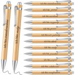 12 stylos a bille de motivation en bois stylo a bille de citations inspirantes stylos rtractables en ...