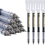12 stylos a bille roulante stylo a bille fine 0, 5 mm stylo japonais stylo a bille a encre liquide a ...