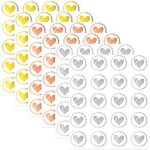 120 pi�ces autocollants de sceaux d'enveloppe de coeur transparent autocollants enveloppe mariage autocollants ...