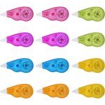 12pcs correction mini pocket mouse rubans correcteurs, 4 m x 5 mm rouleaux de correction, ruban correcteur, ...