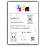 1300 etiquettes 38 x 21 (38. 1 x 21. 2) petite etiquette blanches adh�sives personnalisable. soit 20 ...