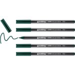 1300 feutre de coloriage fin pointe moyenne - bouteille verte - 5 stylos - pointe ronde 2 mm - pour dessiner ...