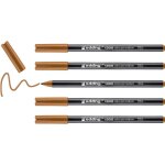 1300 feutre de coloriage fin pointe moyenne - ocre - 5 stylos - pointe ronde 2 mm - pour dessiner et ...