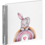 Sa - 131 album photo a spirale, motif lapin malin, 25 x 25 cm Sa - 131 album photo a spirale, motif lapin malin, 25 x 25 cm