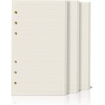 135 feuilles a5 recharge papier ligne horizontale 6 trous vierge feuillets mobiles pour agenda filofax ...