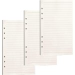 135 feuilles a6 recharge papier en ligné, 6 trous papier de recharges blanc, ligné feuillets mobiles ... 135 feuilles a6 recharge papier en ligné, 6 trous papier de recharges blanc, ligné feuillets mobiles ...