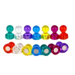 14 pi�ces de punaises magn�tiques de r�frig�rateur, epingles, bricolage tableau blanc de bureau couleur ...