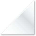 1409 pochettes triangulaires petites (100 x 100 mm, film pp) auto - adhsives, permanentes, 100 coins ...