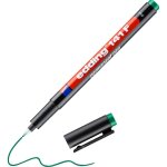 141 f feutre permanent - vert - 1 stylo - pointe ronde 0, 6 mm - stylo pour ecrire sur du verre, du plastique, ...