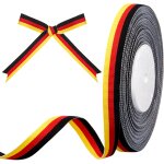 15 mm x 30 yards noir rouge jaune rouge drapeau allemagne ruban tricolore bobine décorative pour l'artisanat ... 15 mm x 30 yards noir rouge jaune rouge drapeau allemagne ruban tricolore bobine décorative pour l'artisanat ...