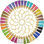 150 crochets rotatifs avec porte - cl�s et franges, adapt�s aux porte - cl�s, pendentifs, accessoires ...