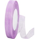 15mm couleur violette ruban en mousseline de soie transparente pour emballage cadeau, 45m organza tissu ... 15mm couleur violette ruban en mousseline de soie transparente pour emballage cadeau, 45m organza tissu ...