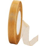 15mm kaki ruban en mousseline de soie transparente pour emballage cadeau, 45m organza tissu rubans d�coration ...