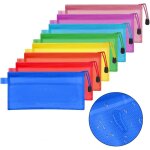 16 pieces transparent pencil case set waterproof colorful pencil box toiletry bag pen file pouches a6 ... 16 pieces transparent pencil case set waterproof colorful pencil box toiletry bag pen file pouches a6 ...