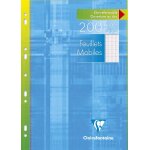 1751c un etui de feuillets mobiles perfors - a4 21x29, 7 cm - 200 pages grands carreaux - papier blanc ...
