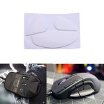 1pack de patins de souris blancs a bords arrondis et incurvs, remplacement des pieds de souris compatible ...