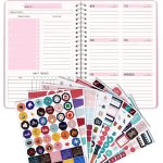 1pc agenda hebdomadaire 8feuilles sticker semainier a5 weekly planner planificateur planning semaine ...