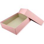 1x bote de rangement et de cadeau de qualit suprieure - format a4 - rose - 302 x 213 x 70 mm