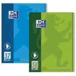 1x cahier spirale a droite pour gauchers, a4 + - l
