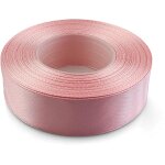 1x rouleau ruban satin rose p�le 25 mm x 32 m ruban de tissu rubans de satin ruban cadeau ruban d�coratif ...