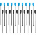 2. 75 inch ballpoint pen refills for crystal diamond pens and ballpoint pen with velvet bag black, black ...