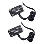 2 interrupteurs d'alimentation externe pour ordinateur de bureau, bouton de red�marrage, bouton d'alimentation ...