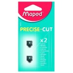 2 lames de rechange maped coupe droite pour massicot precise cut